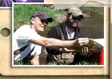 video using "Lightnin' Bug" Fish Food Worm